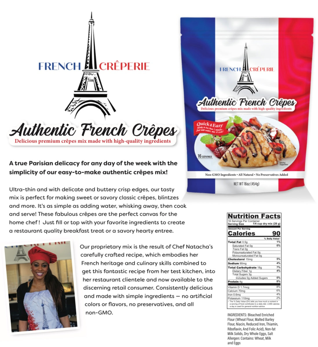 Gourmet French Crêpe Mix